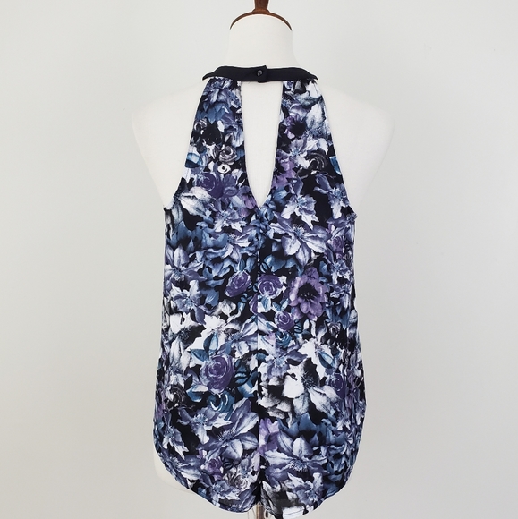ASTR Floral Print Cutout Tank XS - Picture 7 of 9